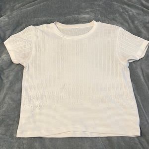 lululemon shirt. Notice small stain on front but not noticeable when on. Size 6